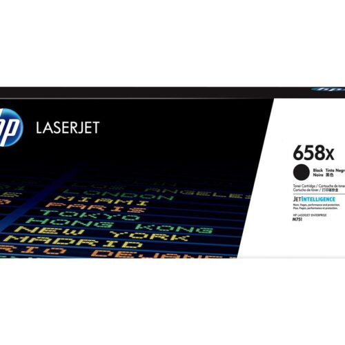 HP 658X Black LaserJet Toner Cartridge