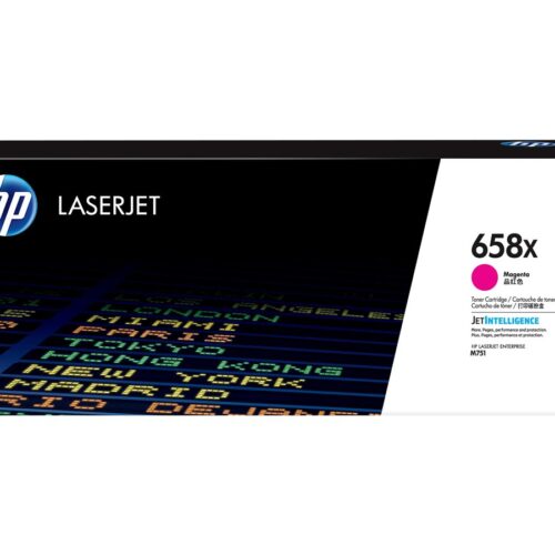 HP 658X Magenta LaserJet Toner Cartridge