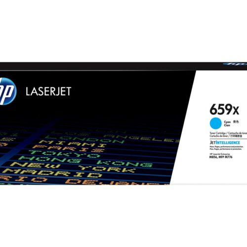 HP 659X High Yield Cyan Original LaserJet Toner Cartridge