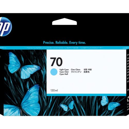 HP 70 original Ink cartridge C9390A light cyan standard capacity 130ml 1-pack