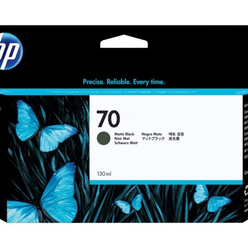 HP 70 original Ink cartridge C9448A matte black standard capacity 130ml 1-pack with Vivera Ink cartridge