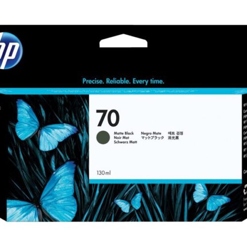 HP 70 original Ink cartridge C9448A matte black standard capacity 130ml 1-pack with Vivera Ink cartridge
