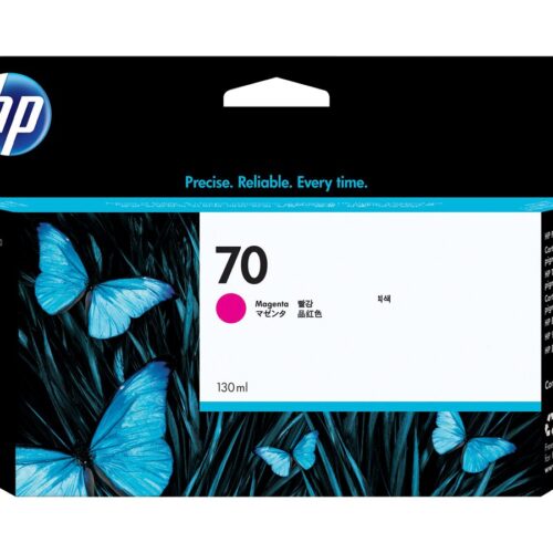 HP 70 original Ink cartridge C9453A magenta standard capacity 130ml 1-pack with Vivera Ink cartridge