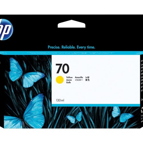 HP 70 original Ink cartridge C9454A yellow standard capacity 130ml 1-pack with Vivera Ink cartridge