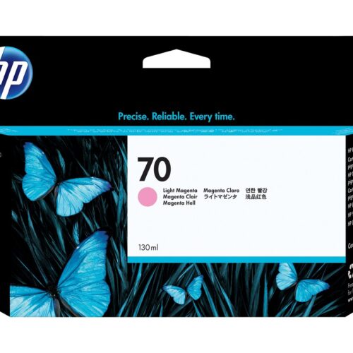 HP 70 original Ink cartridge C9455A light magenta standard capacity 130ml 1-pack with Vivera Ink cartridge
