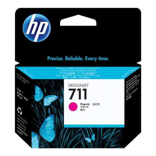 HP 711 original Ink cartridge CZ131A magenta standard capacity 29ml 1-pack