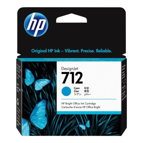 HP 712 29-ml Cyan DesignJet Ink Cartridge
