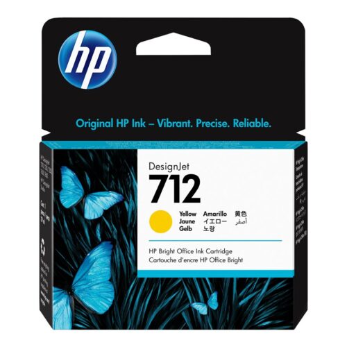 HP 712 29-ml Yellow DesignJet Ink Cartridge