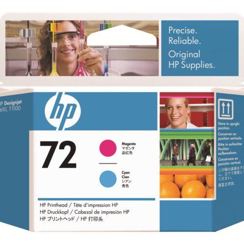 HP 72 original printhead C9383A magenta and cyan standard capacity 1-pack