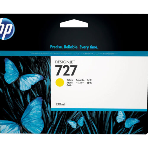 HP 727 original Ink cartridge B3P21A yellow standard capacity 130ml 1-pack