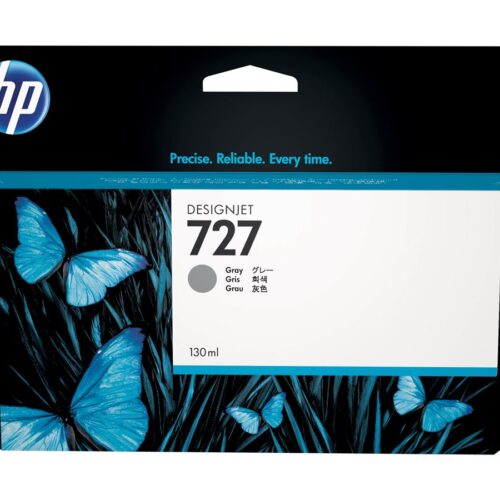 HP 727 original Ink cartridge B3P24A grey standard capacity 130 ml 1-pack