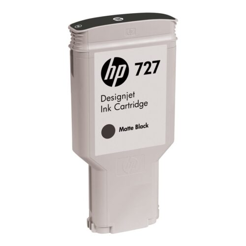 HP 727 original Ink cartridge C1Q12A mat black standard capacity 300 ml 1-pack