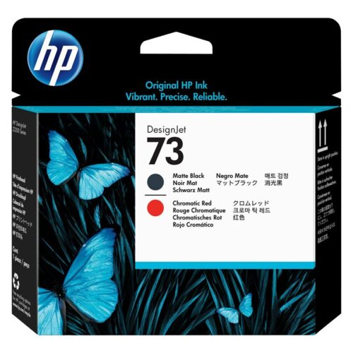 HP 73 original printhead CD949A chromatic red matte black and chromatic red 1-pack