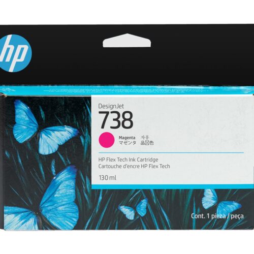 HP 738 130-ml Magenta DesignJet Ink Cartridge