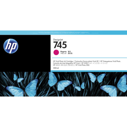 HP 745 original Ink cartridge F9K01A Magenta 300 ml