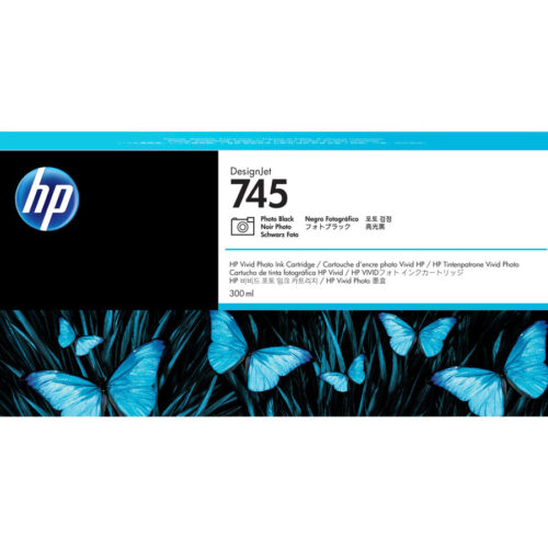 HP 745 original Ink cartridge F9K04A Photo Black 300 ml