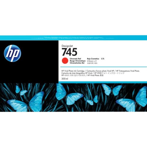 HP 745 original Ink cartridge F9K06A Chromatic Red 300 ml