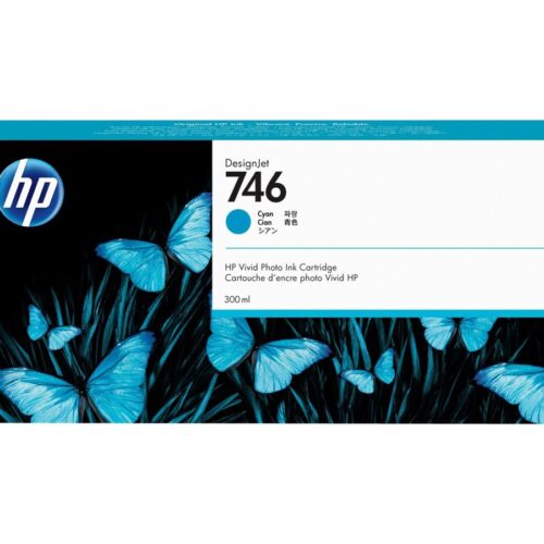 HP 746 300-ml Cyan Ink Cartridge