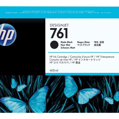 HP 761 original Ink cartridge CM991A matte black standard capacity 400ml 1-pack