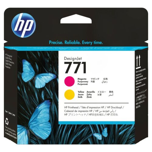 HP 771 original printhead CE018A magenta and yellow