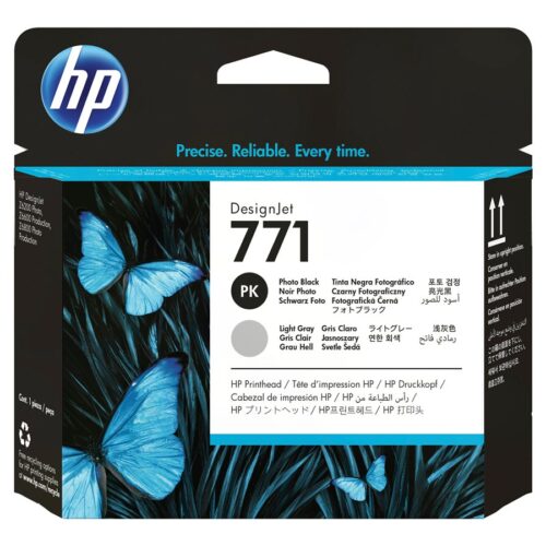 HP 771 original printhead CE020A black and light grey standard capacity 1-pack