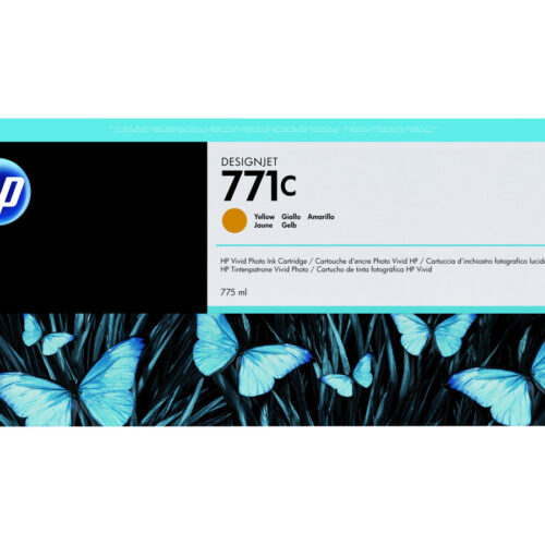 HP 771C original Ink cartridge B6Y10A yellow standard capacity 775ml 1-pack