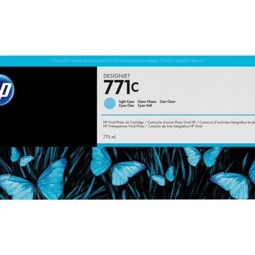 HP 771C original Ink cartridge B6Y12A light cyan standard capacity 775ml 1-pack