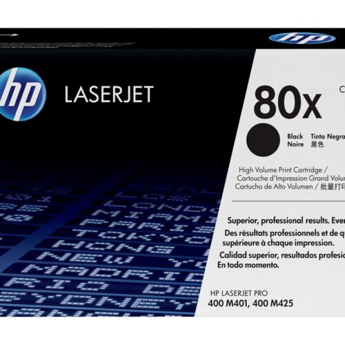 HP 80X original Toner cartridge CF280X black high capacity 6.900 pages 1-pack