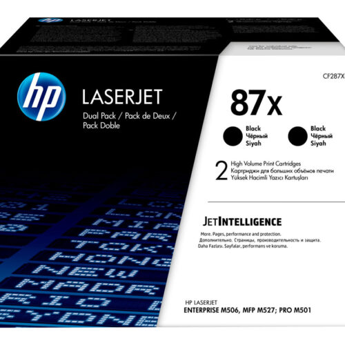 HP 87X original LaserJet Toner cartridge CF287XD Black High Yield 2-pack