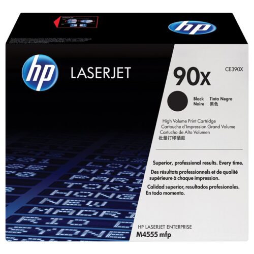 HP 90X original Toner cartridge CE390X black high capacity 24.000 pages 1-pack Smart Printing Technology