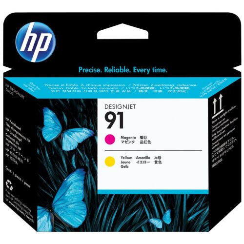 HP 91 original printhead C9461A magenta and yellow standard capacity 1-pack