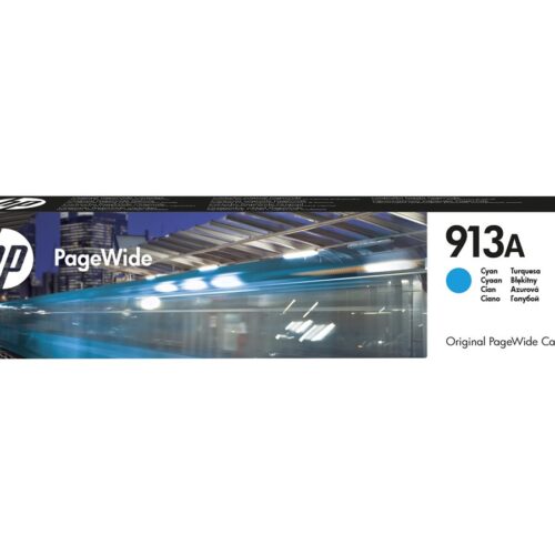 HP 913A original cyan PageWide cartridge F6T77AE