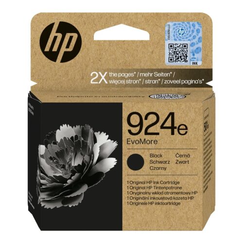HP 924e EvoMore Black Original Ink Cartridge
