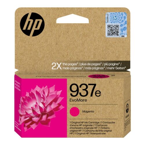 HP 937e EvoMore Magenta Original Ink Cartridge