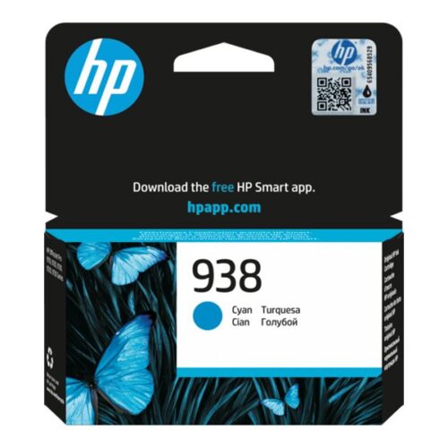 HP 938 Cyan Original Ink Cartridge