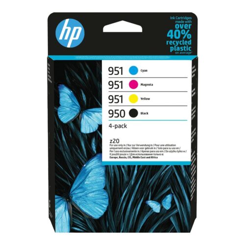 HP 950 Black 951 CMY Original Ink Cartridge 4-Pack
