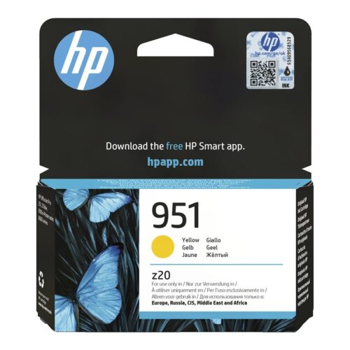 HP 951 original Ink cartridge CN052AE BGX yellow standard capacity 700 pages 1-pack Officejet
