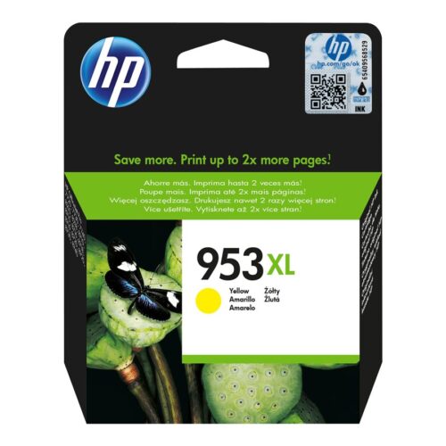 HP 953XL original High Yield Ink cartridge F6U18AE 301 Yellow Blister