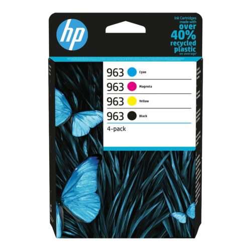 HP 963 CMYK Original Ink Cartridge 4-Pack