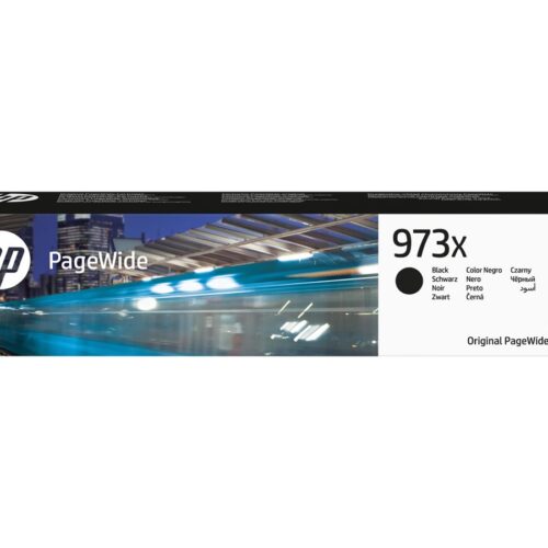 HP 973X original high yield black PageWide cartridge L0S07AE