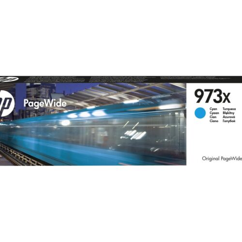 HP 973X original high yield cyan PageWide cartridge F6T81AE