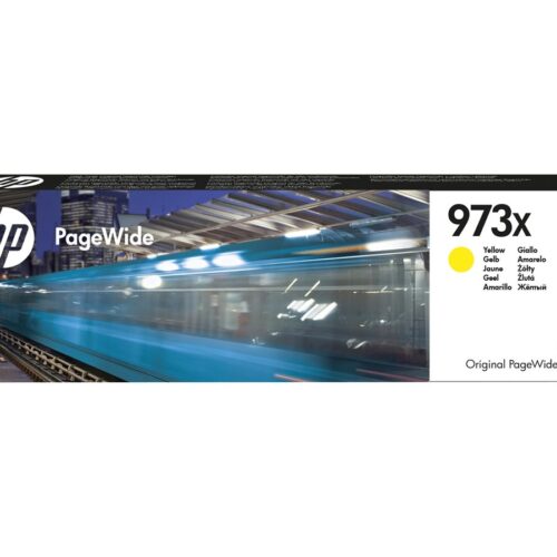 HP 973X original high yield yellow PageWide cartridge F6T83AE
