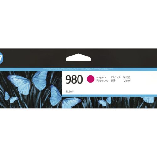 HP 980A original Ink cartridge D8J08A magenta standard capacity 80.5ml 6.600 pages 1-pack Office jet Enterprise