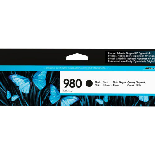 HP 980A original Ink cartridge D8J10A black standard capacity 203.5ml 10.000 pages 1-pack Office jet Enterprise