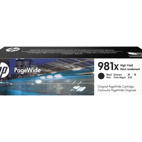 HP 981X original High Yield Black PageWide Cartridge L0R12A