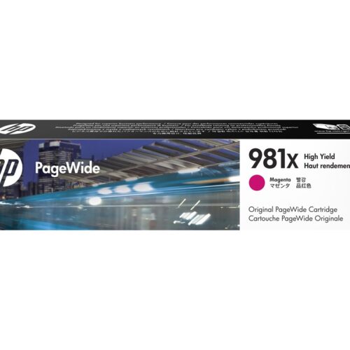 HP 981X original High Yield Magenta PageWide Cartridge L0R10A
