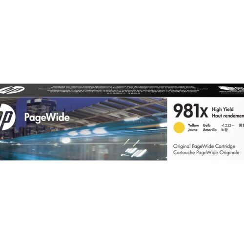 HP 981X original High Yield Yellow PageWide Cartridge L0R11A