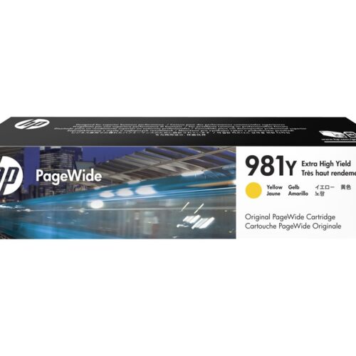 HP 981Y original Extra High Yield Yellow PageWide Cartridge L0R15A