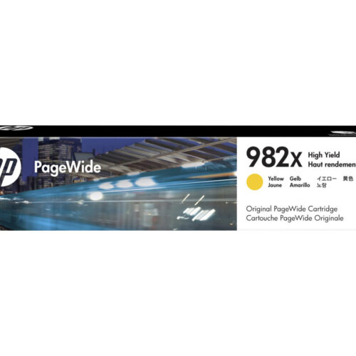 HP 982X High Yield Yellow Original PageWide Cartridge