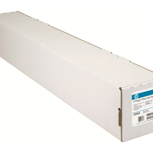 HP C6036A Papier blanc brillant inkjet 90g/m2 914mm x 45.7m 1 rouleau pack de 1